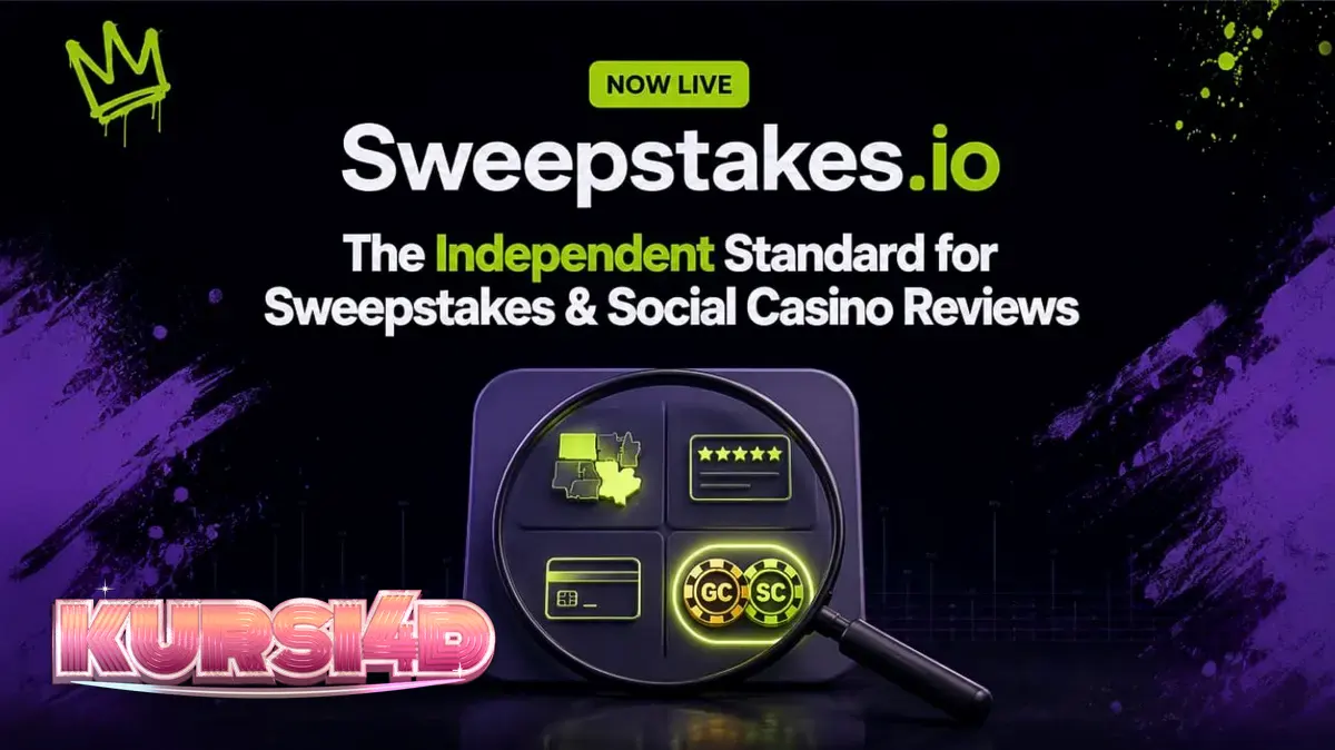 Layar antarmuka platform perbandingan kasino sosial dan sweepstakes